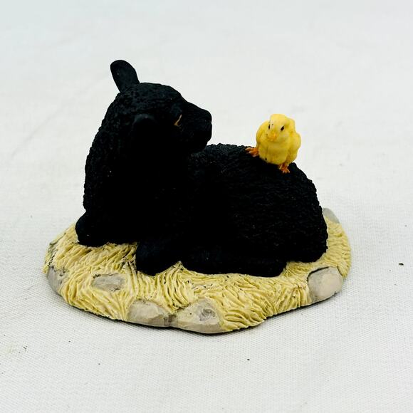 Little Black Lamb Lowell Davis Schmid RFD America Figurine 225297 Chick Box - Picture 2 of 9